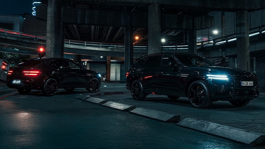 2026 Genesis GV80 and GV80 Coupe Arrive Dark and Menacing, Both Wearing Black Editions 