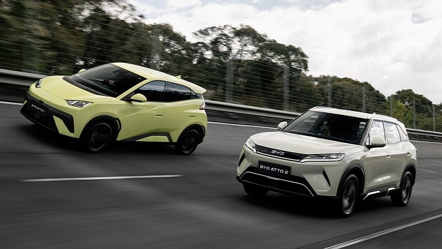 no-image BYD Announces Pricing for Atto 1 City EV and Atto 2 Subcompact CUV in Australia