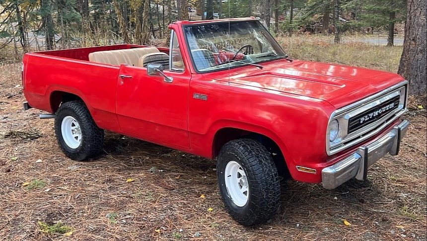 Plymouth's Only SUV: 1974 Trail Duster Is an Ultra-Rare Half-Door Convertible