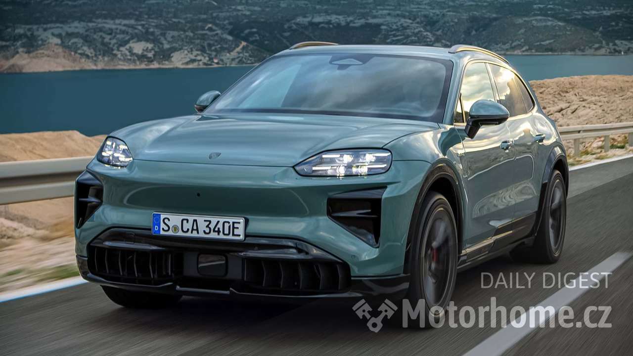 Elektrické Porsche Cayenne, boj o spalovací motory a nové evropské modely (přehled 20/11/25)