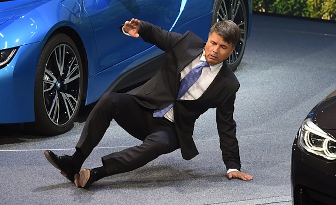 BMW’s CEO Just Collapsed on Stage at the Frankfurt Motor Show